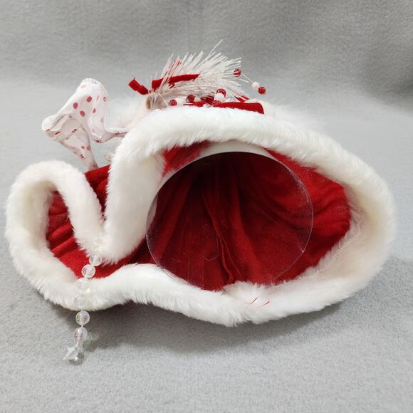 Handmade 12" Porcelain Angel Doll Tree Top Christmas Angel Euro-Exquisite - Picture 6 of 9